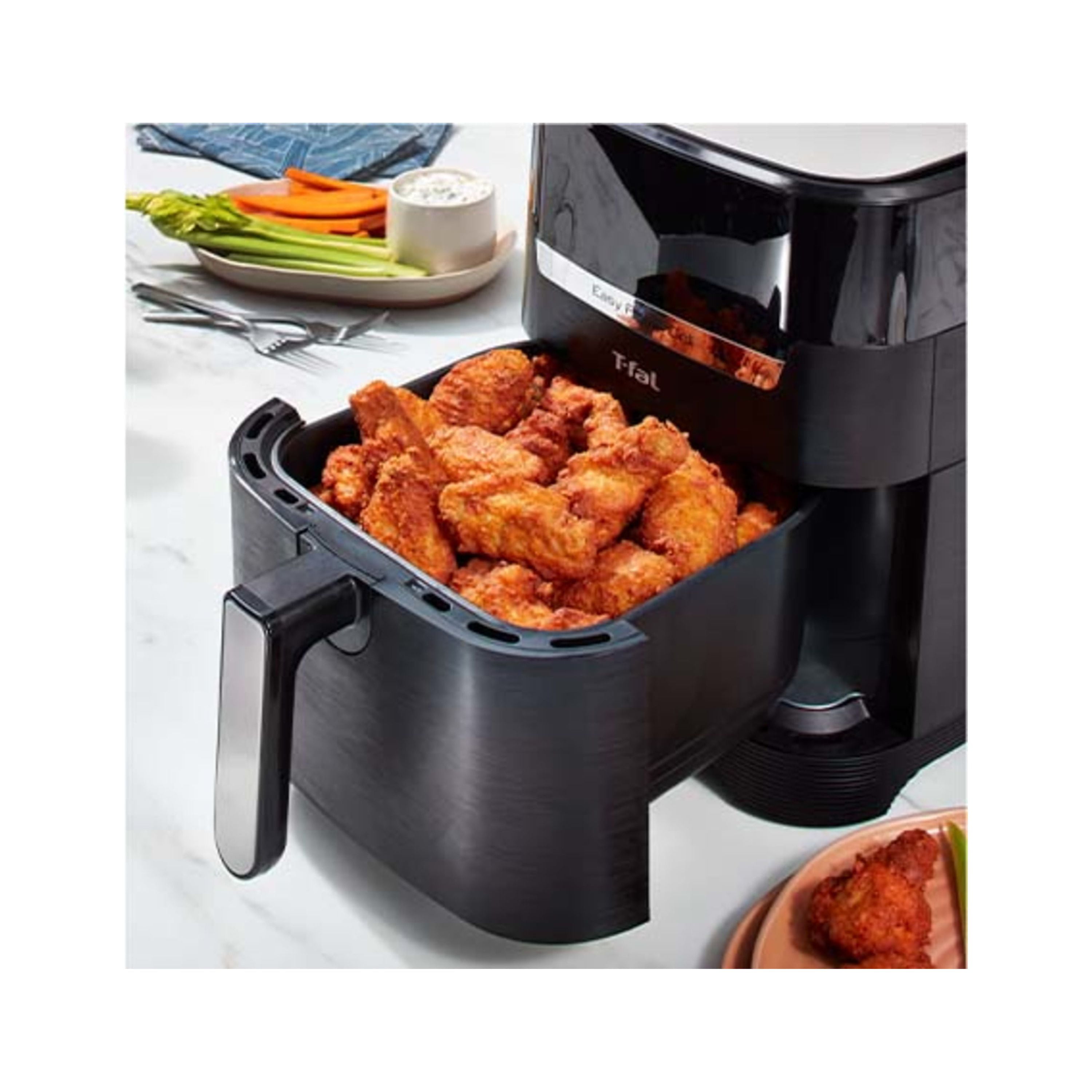 T Fal Easy Fry XXL Air Fryer Grill Combo 5.9 Quart Black - Office Depot