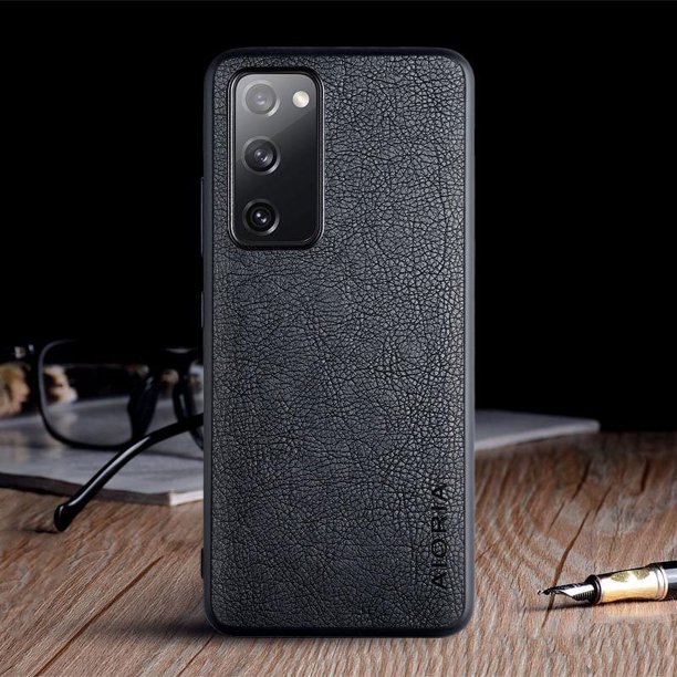 Luxury Vintage Leather Skin Coque Soft Phone Case For Samsung S20 Fe Plus Ultra