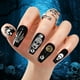 thumbnail image 2 of 72 piezas de dijes de uñas de Halloween 3D dorados y plateados para decoración de uñas, suministros de uñas punk retro gótico vintage, diseño de calabaza, araña y esqueleto mezclado para man, 2 of 5