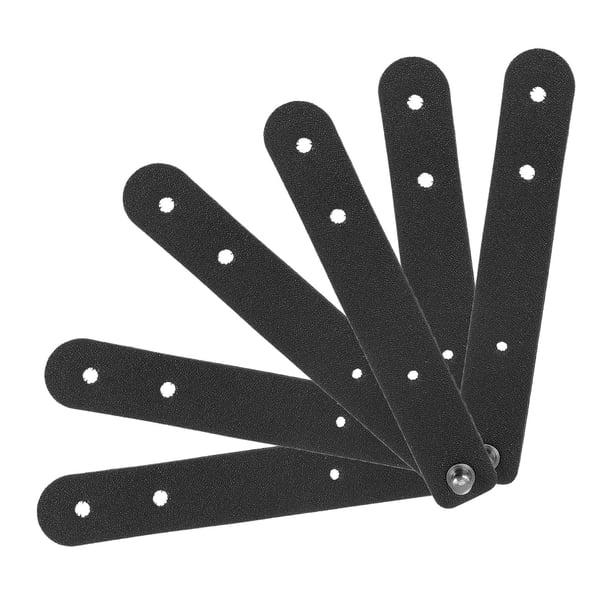 HEANUJJ 6Ud Sujetacables De Cuero Negro Con Especial Para Mantener Orden En Cables De Datos Y Auriculares