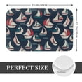 thumbnail image 2 of Kdxio Sailboat And Wave,16" x 24", Non-Slip Front Door Mats,Outdoor Welcome Mat Washable, 2 of 9