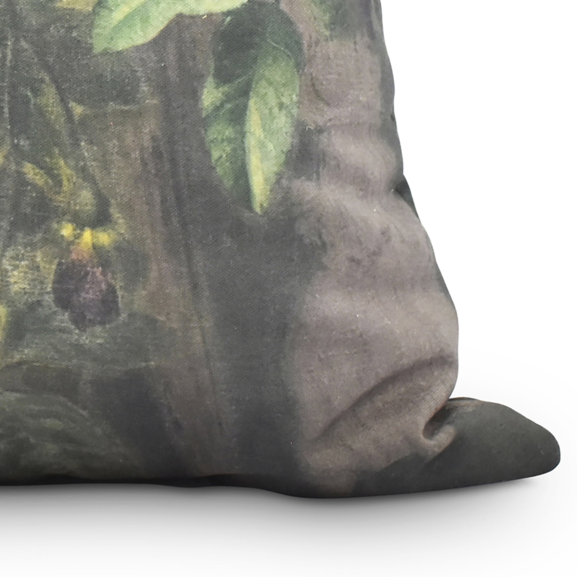 Blossoming Still 16 Inch Red Floral Print Decorative Throw Pillow