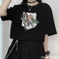 thumbnail image 2 of Japanese Anime Attack on Titan Short Sleeve All-match T-Shirt for womenpangjing, 2 of 4