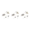 thumbnail image 3 of Guardurnaity 4 Uds. De peinetas de flores para boda, tocado para mujer, hermoso tocado de novia, adorno de vestir para mujer, accesorio de joyería Type1 NO1, 3 of 6