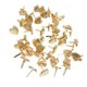 thumbnail image 1 of 200 Pcs Multi-purpsoe Heart-shaped Metal Pin 2-legged Nail Set Backpacks Jackets Clothes Paper Crafts Decoration Supply, 1 of 4