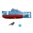 thumbnail image 2 of Mini submarino RC de juguete de buceo, juguete de buceo submarino para niños en bañeras. azul, 2 of 9