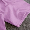 thumbnail image 4 of Cethrio Running Shorts for Girls, Drawstring Summer Cotton Elastic Waist Athletic Shorts Purple Size 15-16T, 4 of 4
