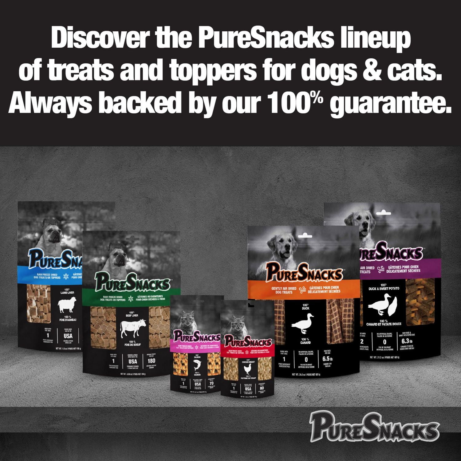 PureSnacks Freeze Dried Beef Liver Dog Treats, 410g