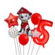 thumbnail image 3 of Figuras de globos de la patrulla canina para niños y niñas, película de aluminio de Sky Chasing, Marshall Dog, decoración para fiesta de cumpleaños, regalo de Año Nuevo, 3 of 4