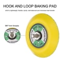 thumbnail image 4 of 3" Hook and Loop Backing Sanding Pads with M6*1mm Thread, Y + B 2Pcs, 4 of 6