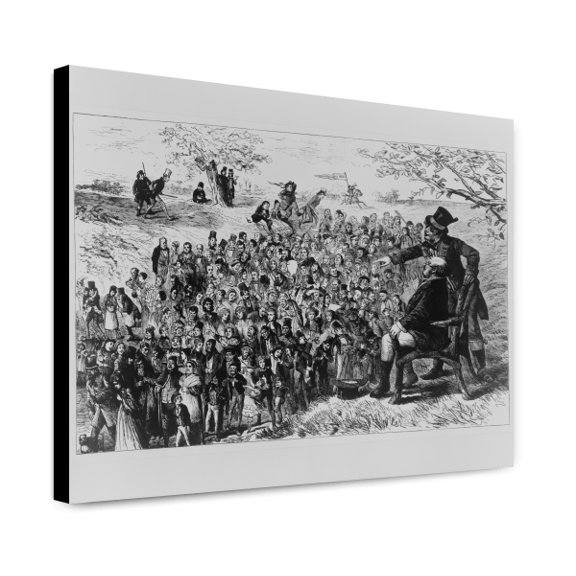 Canvas Print: Characters From The Books Of Charles Dickens, circa 1950