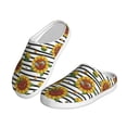 thumbnail image 2 of Balery Cute Sunflowers Pattern Women's Fuzzy Memory Foam Slippers Fluffy Winter House Shoes Indoor and Outdoor-39/40, 2 of 7