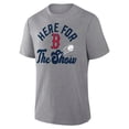 thumbnail image 2 of Men's Fanatics Heather Gray Boston Red Sox Nostalgia Tri-Blend T-Shirt, 2 of 3