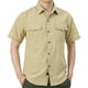 thumbnail image 1 of pstuiky camisetas de hombre, Camisa de manga corta con cuello vuelto, botones y bolsillos para hombre camisas casuales para hombre m, 1 of 4
