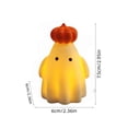 thumbnail image 4 of Tryvkinvive Halloween Pumpkin Ghost Night Light,Glowing Lamp for Halloween Decorations,Cartoon Figure Table Ornament for Halloween Indoor Outdoor Tabletop Decor, 4 of 7