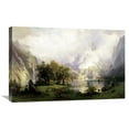 thumbnail image 1 of Global Gallery Albert Bierstadt,'View of Rocky Mountains' Stretched Canvas Artwork, 1 of 3