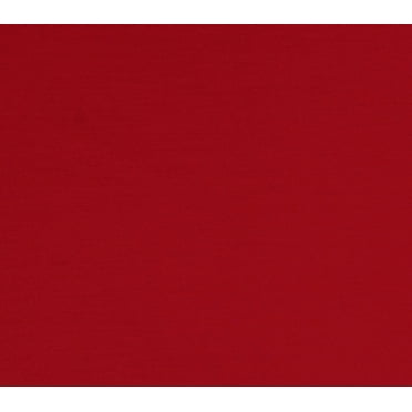 Extra Wide 64" Poplin Red Medium Weight Polyester/Cotton Blend Fabric by the Yard (D247.02)