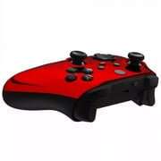 Chrome Red One X UN-MODDED Custom Controller Unique Design (with 3.5 jack)