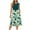 Green#3, variant on Tnhcen Women's Casual Vintage Print Sleeveless Round Neck Midi Dress, Polyester Spandex Milk Silk Brushed Fabric, With Pockets, Relaxed Fit S - 2XL