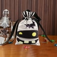 thumbnail image 4 of Halloween Cartoon Caricature Style Bag, Halloween Kids Tote Bag Halloween Party Favor Supplies Halloween Gift Wrap Candy Bag with Drawstring, 4 of 6