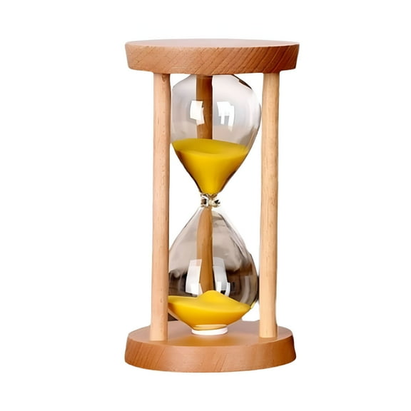 XIBUFE Hourglass Sand Timer Sandglass Timer Unbreakable 1 Minute Hour Glass Sand Clock Living Room Decoration Bedroom Party Ornament Yellow