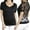 Black, variant on ToBeInStyle Womens Relaxed Fit Dolman Blouse Top Soft Feel