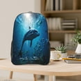 thumbnail image 5 of Kdxio Ocean Dolphin Fish School Clear Backpack, Transparent Bookbag for School for Women Men, Capacity Clear Bag for College, Travel, 5 of 7