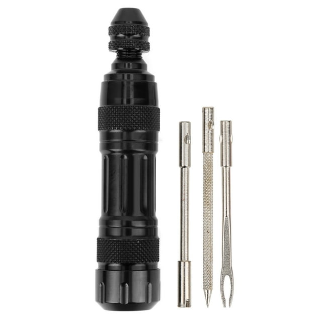 Kit de Crevaison de Pneu de Vélo, Outil de Réparation de Pneu de Vélo à Haute Dureté à Haute Adhérence, Conception de Stockage Intégrée, Petite Taille pour le Vélo Noir