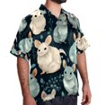 thumbnail image 2 of Tmall Men's Casual Short Sleeve Printed Button Down Spread Collar Tops Summer Beach Shirts Unisex, 2 of 6