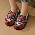 thumbnail image 7 of Kids Power Rangers Slippers Boys Girls Non-Slip Fuzzy House Slippers Warm Soft Plush Winter House Shoes Slip-On Shoes, 7 of 7
