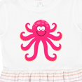 thumbnail image 4 of Inktastic Octopus Sea Creature Pink Girls Girls Toddler Dress, 4 of 5