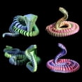 thumbnail image 3 of Cobra en 3D, Cobra Articulada en 3D, Juguetes de Cobra Flexibles Posables D, 3 of 5