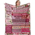 thumbnail image 1 of LHSHID 85th Birthday Gifts Blanket 85th Birthday for Women 85th Birthday Gift Ideas 85 Year Old Birthday Decoration for Friend Mom Wife Grandmother Unique 85th Birthday Gift 30x40in, 1 of 6