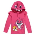 thumbnail image 2 of Pinkfong Baby Shark Toddler Girls Pullover Hoodie and Costume French Terry Leggings Outfit Set Newborn to Little Kid, 2 of 5