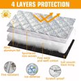 thumbnail image 3 of Parabrisas Delantero Del Coche, Parasol Anti Frost Snow Anti Ice Uv Protección Solar Plegable Universal Para Coche Suv (157 * 126 Cm) JFHHH pequeña, 3 of 5