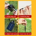 thumbnail image 7 of sruoe Solar Garden Lights, Solar Lights Outdoor Decor, Solar Stake Lights, Solar Landscape Lights, Solar Lawn Ornaments, Flower Outdoor Lights for Yard Holiday Party Decoration, 7 of 7