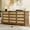 Log, variant on Sunvasagoo 12-Drawer Farmhouse Dresser with Rattan Panels, 63" Wood Chest, Neutral Finish