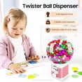thumbnail image 6 of Vending Machine, 1 Dollar Twister Ball Dispenser, Commercial Big Capsule Twister Ball Candy Vending Machine w/2 Keys for Amusement Parks Hypermarkets Parks & Game Halls, 6 of 9