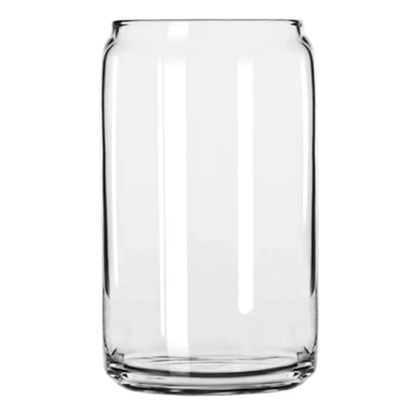 Vaso Can de Vidrio 475 ml 4 Piezas