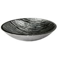thumbnail image 2 of Silver and Black Streaked Oval Glass Vessel Sink, 2 of 10
