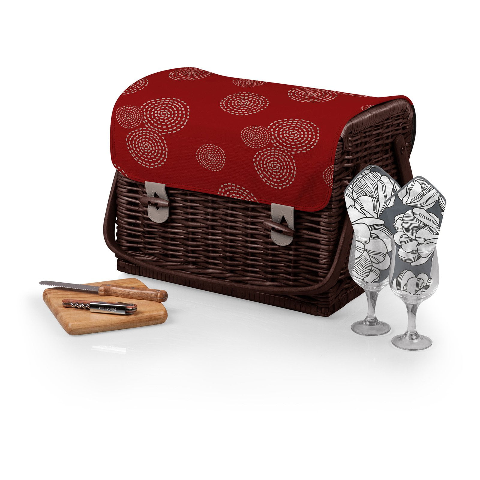 Picnic Time Harmony Kabrio Wine and Cheese Basket