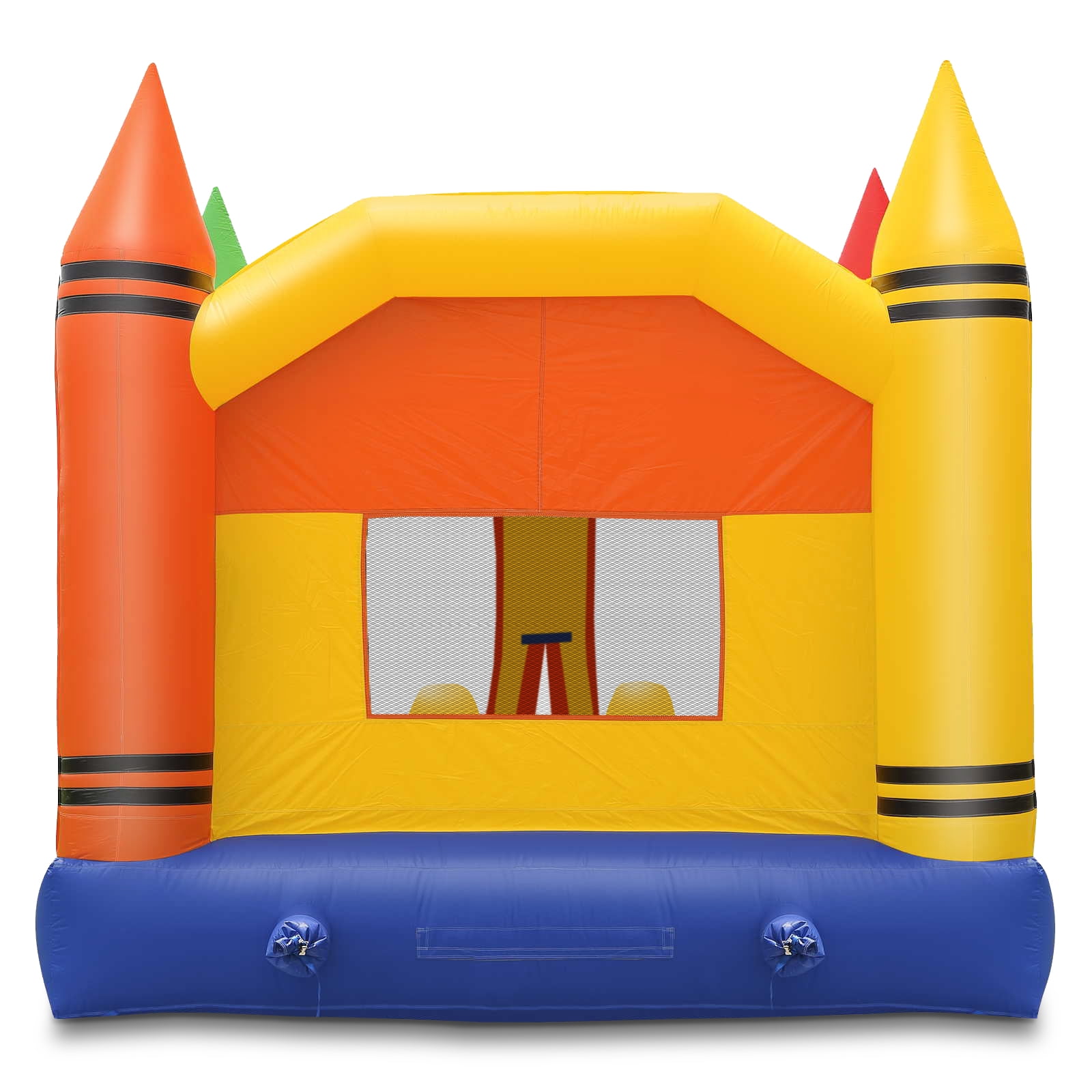 Crayon bounce sale house with slide