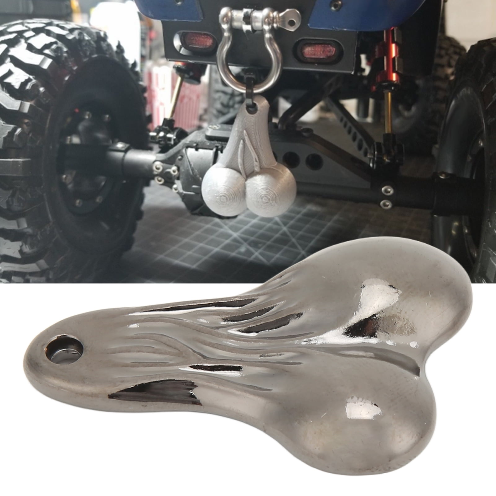 Domqga Hanging Truck Balls Nuts Realism Zinc Alloy Cool Look Truck Nut