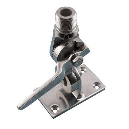 BEAUTIFUL STAINLESS ANTENNA RATCHET MOUNT  6" (S3621-0000)