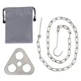 thumbnail image 1 of Billuyoard Soporte para barbacoa de Picnic de acero inoxidable, parrilla colgante, trípode multiherramienta para cocinar al aire libre, cadena, Almacenamiento y organización del hogar, 1 of 6