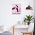 thumbnail image 3 of Stupell Industries Art Deco Wake Me Up When Famous White Framed Giclee Art, 11 x 14, by Ziwei Li, 3 of 8