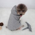 thumbnail image 4 of Windproof Dog Jacket - Harness Design Thickening Pet Hoodie - Teddy Dog Winter Clothes, 4 of 8
