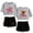 7, variant on Eddie Munson The Demogorgon tshirt sets for women midriff-baring fitted crop sets gym sets streetwear short pants