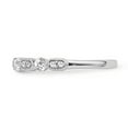 thumbnail image 2 of ARAIYA FINE JEWELRY 14K White Gold Diamond Band Ring (1/3 cttw, I-J Color, I2-I3 Clarity), Size 8.5, 2 of 5