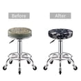 thumbnail image 6 of Lsque Retro Flower Round Bar chair cushion covers Velvet Fabric Premium Comfort Protects from Scratches and Stains for 14-17 Inch Chair- 13 inch, 6 of 7